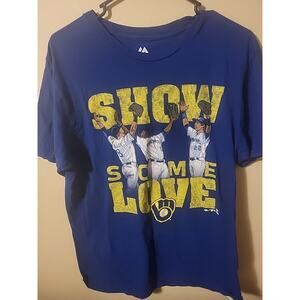 Show Some Love Milwaukee Brewers Men's Medium T Shirt